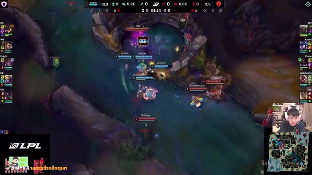 谈球吧体育app官网Uzi看BLG首局血虐TES：站泉水前虐你，BLG最喜欢的环节！