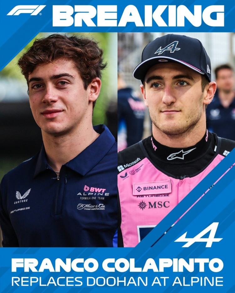 谈球吧体育app官网杜汉:非常自豪能实现毕生梦想开上F1,感谢Alpine车队对我的支持